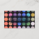 Search for eye shadow business cards Beautician