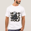 Search for wolf howling at the moon tshirts Lone