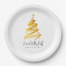 Search for christmas party plates Gold