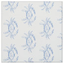 Search for blue coastal fabric Blue and white