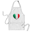 Search for italian heart aprons Kitchen