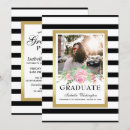 Search for stripes graduation invitations Classic