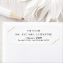 Search for elegant gold return address labels Minimal