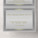 Search for silver border invitations Elegant