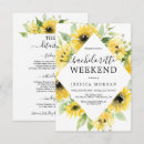 Search for sunflower hen party invitations Itinerary