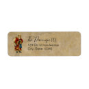 Search for parchment return address labels Red
