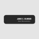 Search for black name tags Business branding