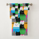 Search for cat lovers bath towels Funny
