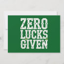 Search for luck 5x7 invitations Shamrock