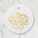 Search for gold foil gift tags Merry christmas