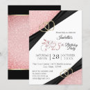 Search for pink heart invitations Black and white