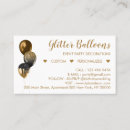 Search for party supplies business cards Balloon