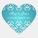 Search for blue damask wedding stickers Stylish