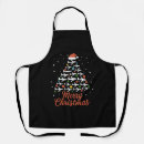 Search for matching aprons Santa