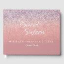 Search for sweet 16 guest books Minimalist