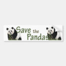 Search for endangered species bumper stickers Save