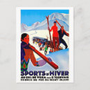 Search for vintage ski postcards Snow