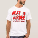 Search for meat is murder tshirts Funny