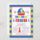 Search for sailboat baby boy shower invitations Nautical