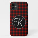 Search for red plaid cases Red and black