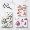Search for holly and berries wrapping paper Modern