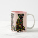 Search for love pug mugs Illustration