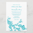 Search for paisley wedding invitations Blue