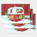 Search for camper christmas wrapping paper Cute