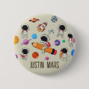 Search for astronaut round badges Kids