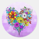Search for valentine stickers Floral