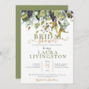 Search for grapes bridal shower invitations Botanical