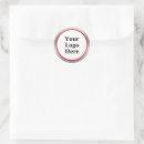 Search for metallic red stickers Business