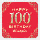 Search for one hundredth birthday stickers One hundred years old