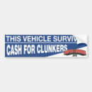 Search for clunkers bumper stickers Democrat