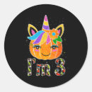 Search for 3 years old birthday stickers Unicorn