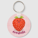 Search for cute strawberry key rings Kawaii