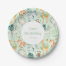 Search for gender neutral paper plates Safari animals