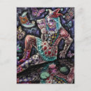 Search for halloween mask postcards Girl