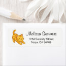 Search for striped return address labels Simple