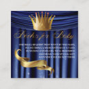 Search for royal king baby shower invitations Blue