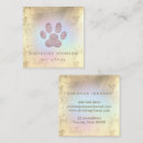 Search for dog paw print business cards Pink