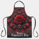 Search for gothic rose aprons Red