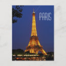 Search for paris at night postcards Eiffel tower