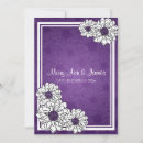 Search for purple dahlia wedding invitations Elegant