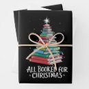Search for book lovers wrapping paper Matching