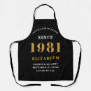 Search for 40th birthday aprons Forty