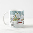 Search for winter village scene mugs Window