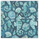 Search for blue horse fabric Beach
