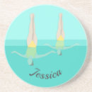 Search for artistic coasters Swimmer