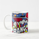 Search for retro comics mugs Illustration
